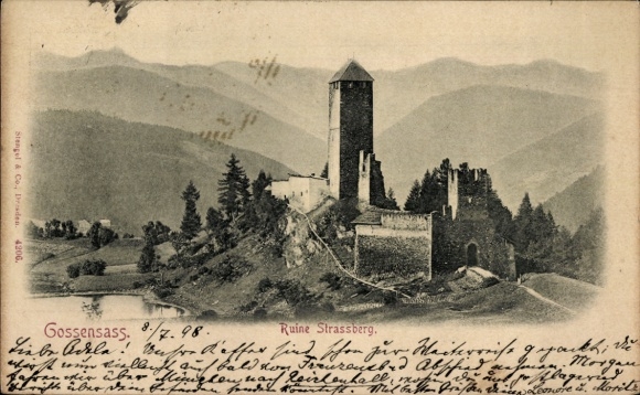 PC Gossensaß Brenner Brennero South Tyrol, Strassberg ruins