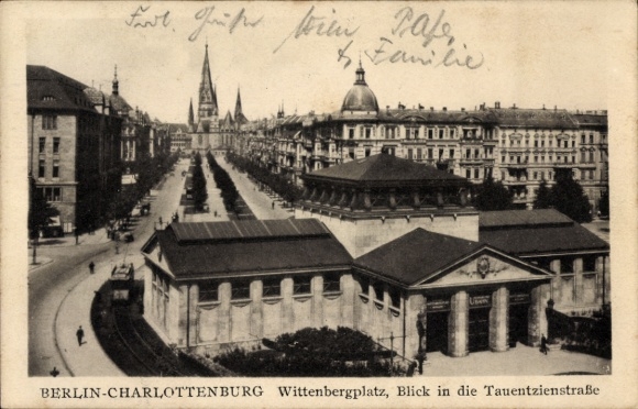 Berlin Schöneberg district, Wittenbergplatz, Tauentzienstraße, Kaiser Wilhelm Memorial Church