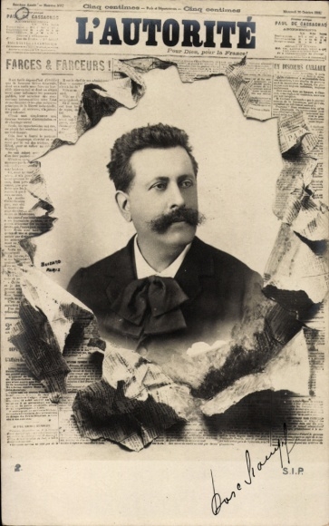 Newspaper PC L'Autorite, Paul Adolphe Marie Prosper Granier de Cassagnac
