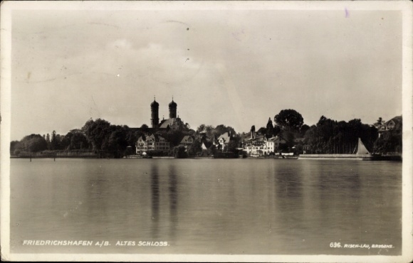 Friedrichshafen on Lake Constance, Old Castle, Lake Constance, water view
