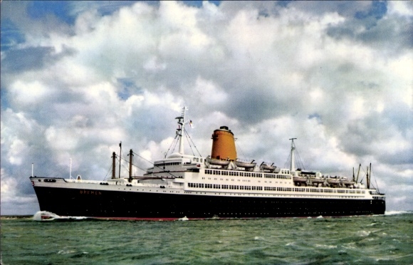 Passenger ship TS Bremen, flagship of Norddeutscher Lloyd
