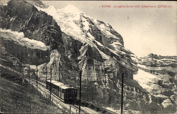 Canton of Bern, Jungfrau Railway with Silberhorn