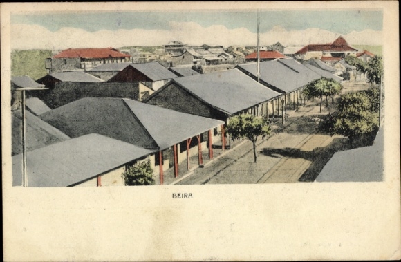 Postcard Beira Mozambique, general view
