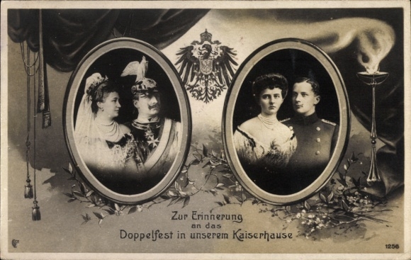 Kaiser Wilhelm II, Empress, Eitel Friedrich Prince of Prussia