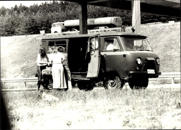 Photo Plovdiv, Bulgaria, street, police vehicle, tanker truck