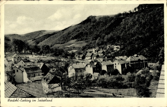 Postcard Eveking Werdohl in the Sauerland, general view