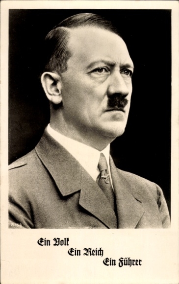 Adolf Hitler, Führer and Reich Chancellor, Portrait, One People, One Reich, One Führer
