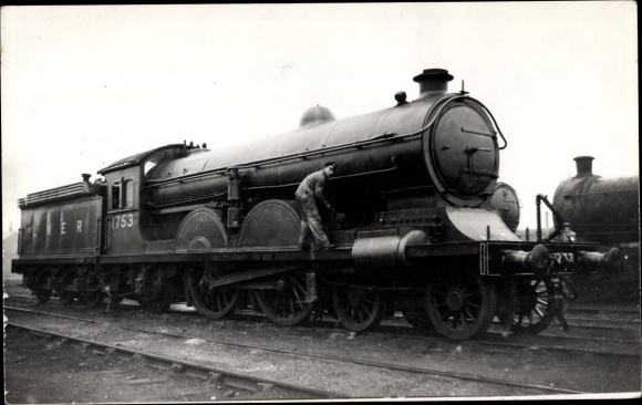 1753 Train Engine Photo PC British Railways, NER V Class No. 1753, Steam Locomotive, NER ...