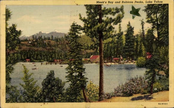 PC Nevada USA, Meek's Bay and Rubicon Peaks, Lake Tahoe