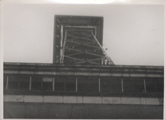 Original photo Berlin Charlottenburg, radio tower, around 1947