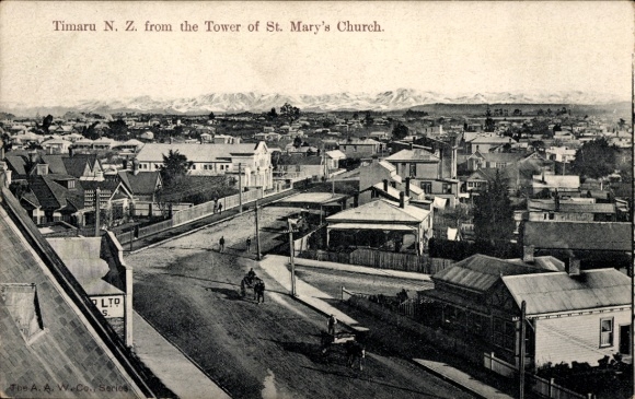 PC Timaru New Zealand, St Mary's Church from the Tower