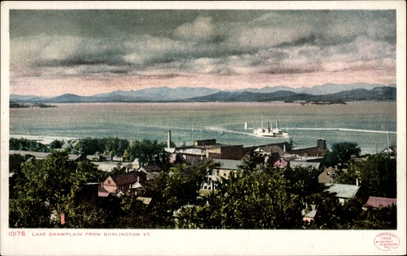 PC Burlington Vermont United States, Lake Champlain