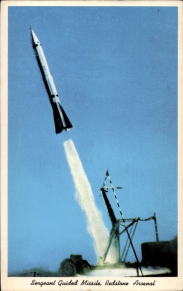 AK Huntsville Alabama, Redstone Arsenal, Sergeant guided surface-to-surface missile, US Army