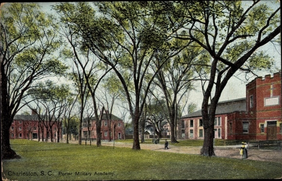 Postcard Charleston South Carolina USA, Porter Military Academy