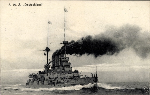 German warship, SMS Deutschland, Imperial Navy
