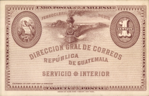 Passepartout PC Guatemala, Railway, Coat of Arms, Currency