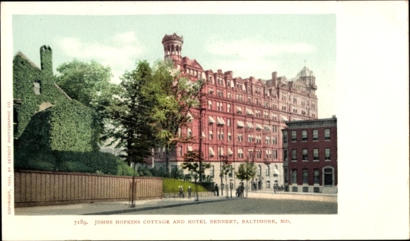 PC Baltimore Maryland USA, Johns Hopkins Cottage, Hotel Rennert