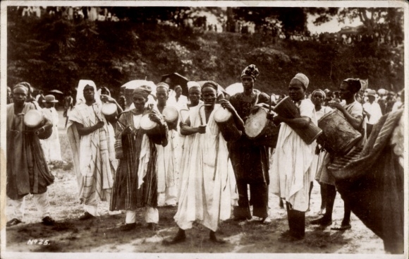 Postcard Gold Coast Gold Coast Ghana, Village Festival