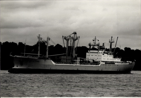 Photo Postcard cargo ship