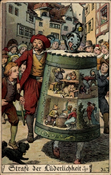 Artist Chromo-Litho Jodolfi, Punishment of Lewdness