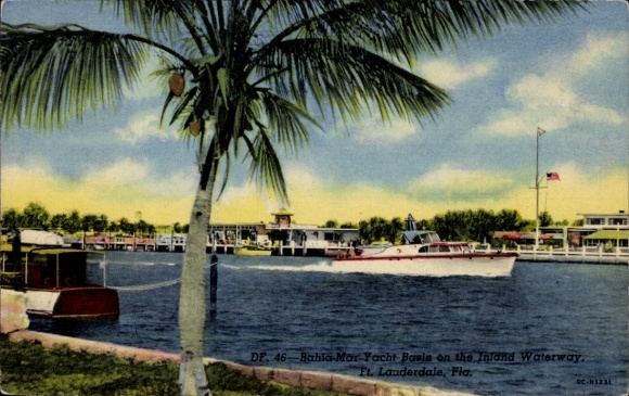 PC Fort Lauderdale, Florida, USA, Bahia-Mar Yacht Basin on the Inland Waterway