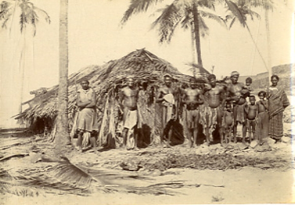 Photo album India Goa colonialism natives around 1900