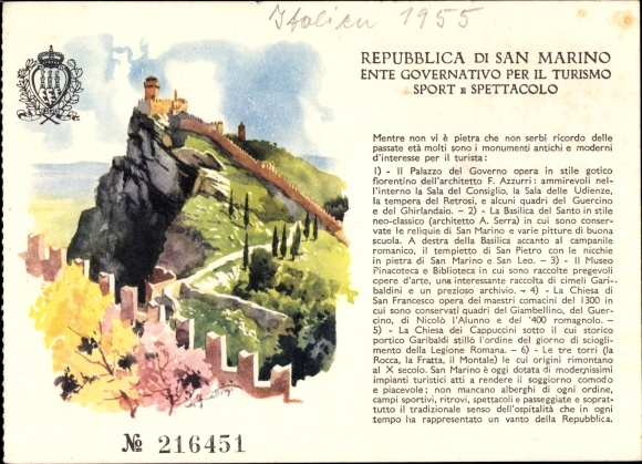 Artist PC San Marino, castle, wall