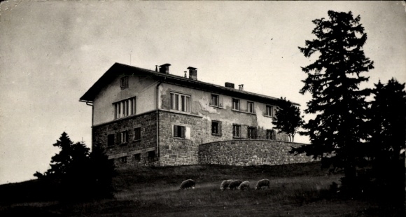 Postcard Ribnica na Pohorju Slovenia, Ribniška koča, cottage