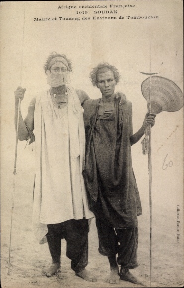 Postcard Sudan, Moors and Tuareg of the Timbuktu region