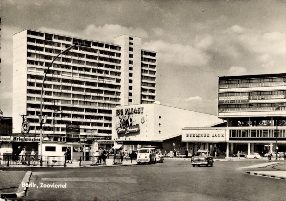 Postcard Berlin Charlottenburg, Zooviertel, Zoo-Palast