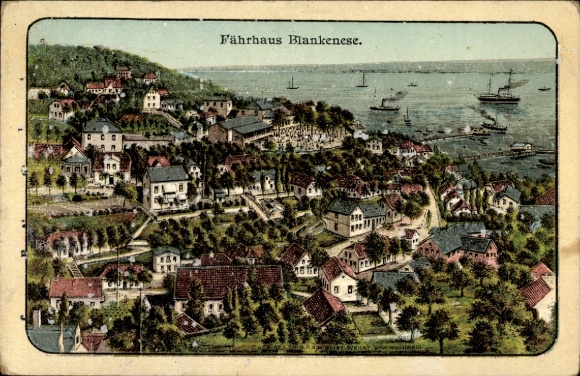 Hamburg Altona Blankenese, general view, ferry house