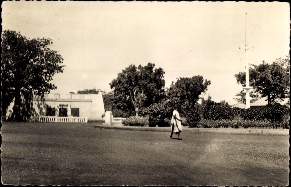 Postcard Bobo Dioulasso Burkina Faso, Place Laurent Champrosay