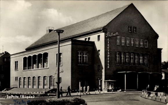 Postcard Sassnitz on Rügen, Stübnitz cinema