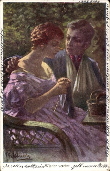 Artist Postcard Ulrich, reunited