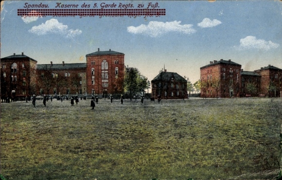 Berlin Spandau Academy, Barracks of the 5th Foot Guards Regiment