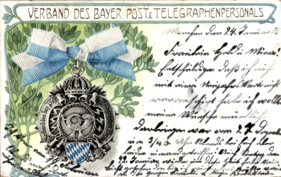 Lithograph Association of Bavarian Postal and Telegraph Personnel