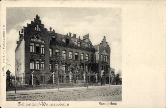 Berlin Zehlendorf, Wannsee Railway, Sanatorium